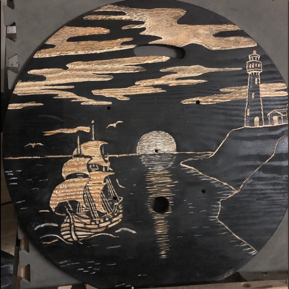 Light house carving